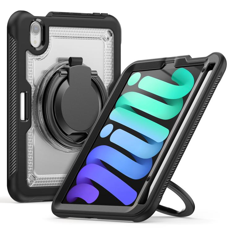 Honeycomb Hybrid Tablet Case with Handle Holder & Strap, For iPad Air 11 2025 / 2024, For iPad Air 13 2025 / 2024, For iPad mini 2024 / mini 6