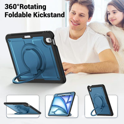 Honeycomb Hybrid Tablet Case with Handle Holder & Strap, For iPad Air 11 2025 / 2024, For iPad Air 13 2025 / 2024, For iPad mini 2024 / mini 6