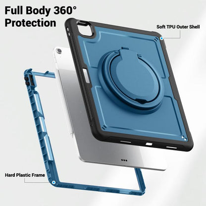 Honeycomb Hybrid Tablet Case with Handle Holder & Strap, For iPad Air 13 2026 / 2025 / 2024, For iPad Air 11 2026 / 2025 / 2024, For iPad Pro 13 2025 / 2024