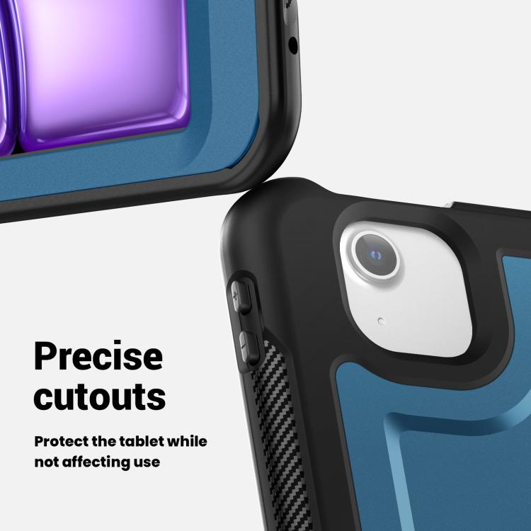 Honeycomb Hybrid Tablet Case with Handle Holder & Strap, For iPad Air 13 2026 / 2025 / 2024, For iPad Air 11 2026 / 2025 / 2024, For iPad Pro 13 2025 / 2024