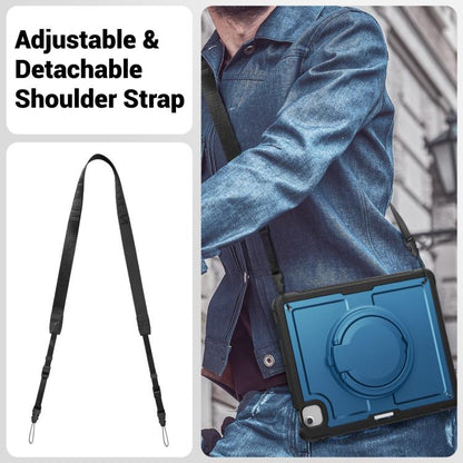 Honeycomb Hybrid Tablet Case with Handle Holder & Strap, For iPad Air 13 2026 / 2025 / 2024, For iPad Air 11 2026 / 2025 / 2024, For iPad Pro 13 2025 / 2024