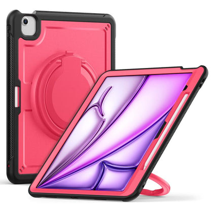 Honeycomb Hybrid Tablet Case with Handle Holder & Strap, For iPad Air 13 2026 / 2025 / 2024, For iPad Air 11 2026 / 2025 / 2024, For iPad Pro 13 2025 / 2024