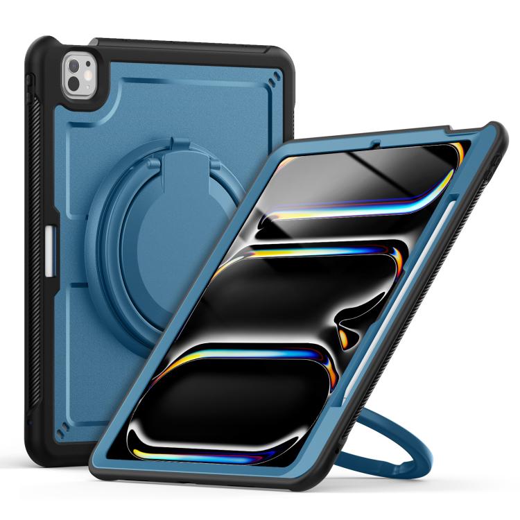 Honeycomb Hybrid Tablet Case with Handle Holder & Strap, For iPad Air 13 2026 / 2025 / 2024, For iPad Air 11 2026 / 2025 / 2024, For iPad Pro 13 2025 / 2024