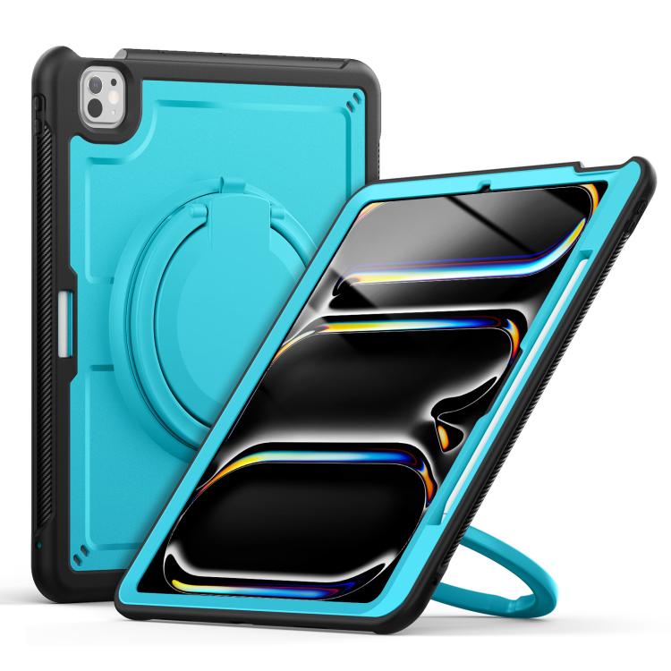 Honeycomb Hybrid Tablet Case with Handle Holder & Strap, For iPad Air 13 2026 / 2025 / 2024, For iPad Air 11 2026 / 2025 / 2024, For iPad Pro 13 2025 / 2024