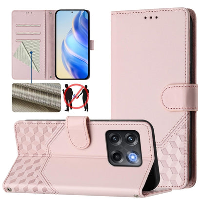 Honeycomb Embossing RFID Leather Phone Case, For OnePlus 11, For OnePlus Ace Pro 5G / 10T 5G, For OnePlus Nord 2T, For OnePlus 10R / Ace