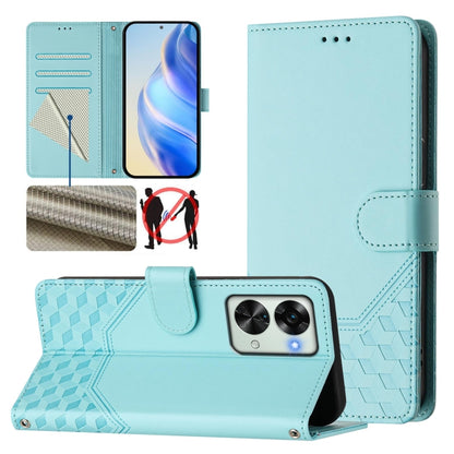 Honeycomb Embossing RFID Leather Phone Case, For OnePlus 11, For OnePlus Ace Pro 5G / 10T 5G, For OnePlus Nord 2T, For OnePlus 10R / Ace