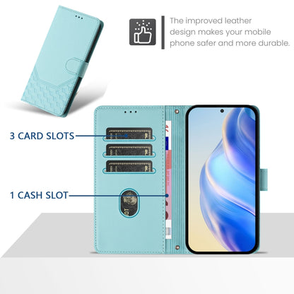 Honeycomb Embossing RFID Leather Phone Case, For OnePlus Nord CE 5G, For OnePlus Nord 2, For OnePlus 9 Pro, For OnePlus 9