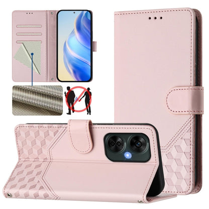 Honeycomb Embossing RFID Leather Phone Case, For OnePlus Nord CE3 5G India, For OnePlus Nord CE 3 Lite / Nord N30, For OnePlus Nord 3 / Ace 2V, For OnePlus 11R 5G Global