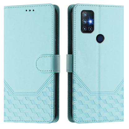 Honeycomb Embossing RFID Leather Phone Case, For OnePlus Nord N10 5G