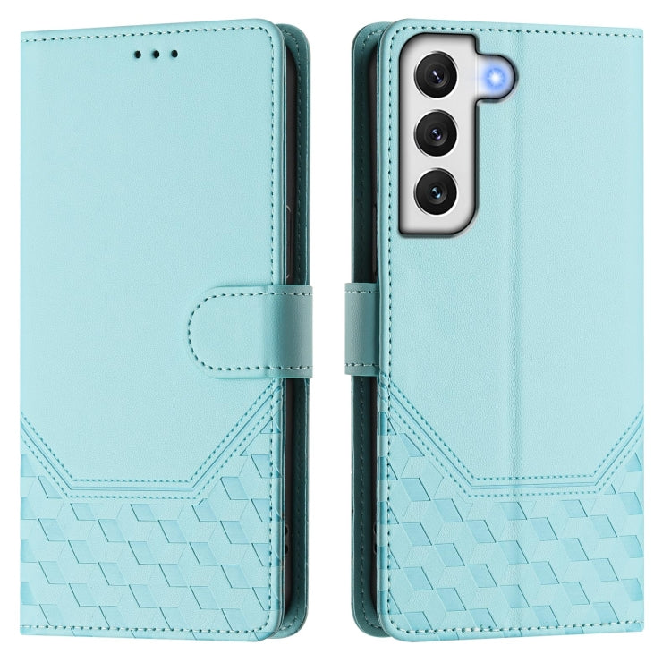Honeycomb Embossing RFID Leather Phone Case, For Samsung Galaxy S21 FE 5G, For Samsung Galaxy S21 5G, For Samsung Galaxy S21+ 5G, For Samsung Galaxy S21 Ultra 5G