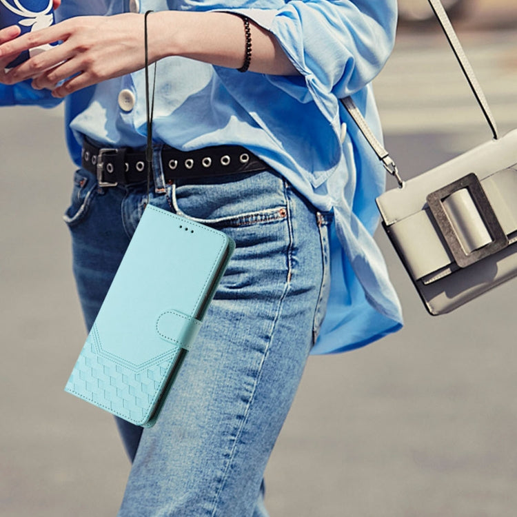 Honeycomb Embossing RFID Leather Phone Case, For Samsung Galaxy S22 Ultra 5G, For Samsung Galaxy S22+ 5G, For Samsung Galaxy S22 5G, For Samsung Galaxy S21 FE 5G