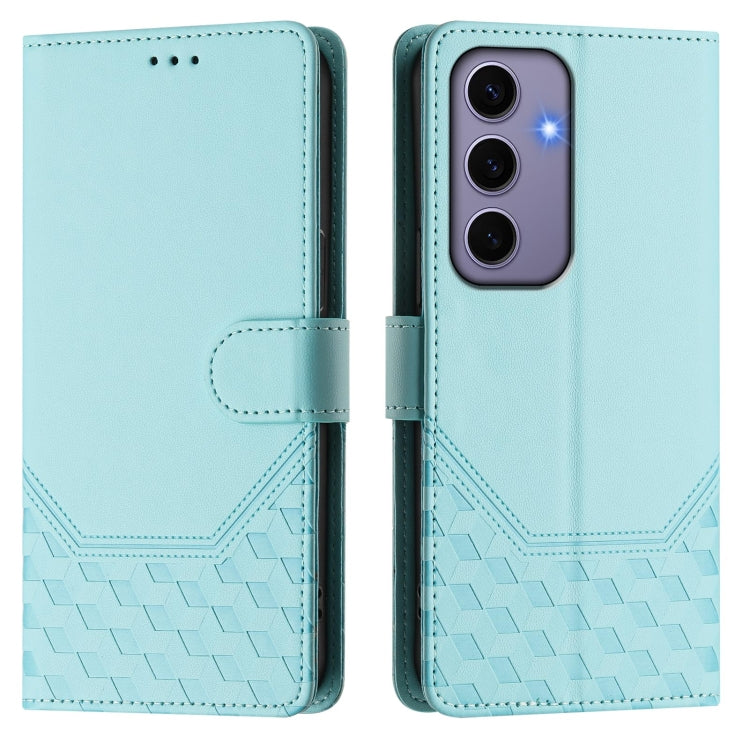 Honeycomb Embossing RFID Leather Phone Case, For Samsung Galaxy S24 5G, For Samsung Galaxy S23 FE 5G, For Samsung Galaxy S23 Ultra 5G, For Samsung Galaxy S23+ 5G