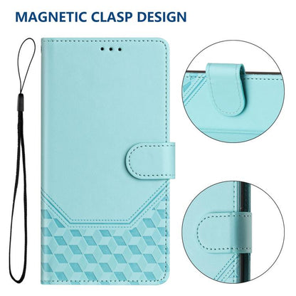 Honeycomb Embossing RFID Leather Phone Case, For Samsung Galaxy S25 Edge 5G, For Samsung Galaxy S25 5G, For Samsung Galaxy S25+ 5G, For Samsung Galaxy S25 Ultra 5G