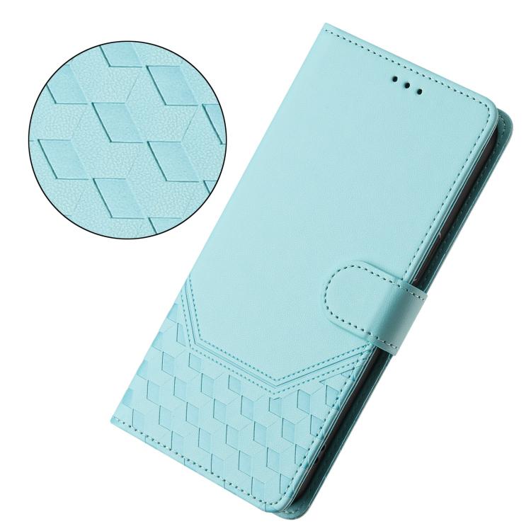 Honeycomb Embossing RFID Leather Phone Case, For Samsung Galaxy S26 5G, For Samsung Galaxy S25 Edge 5G, For Samsung Galaxy S25 5G, For Samsung Galaxy S25+ 5G