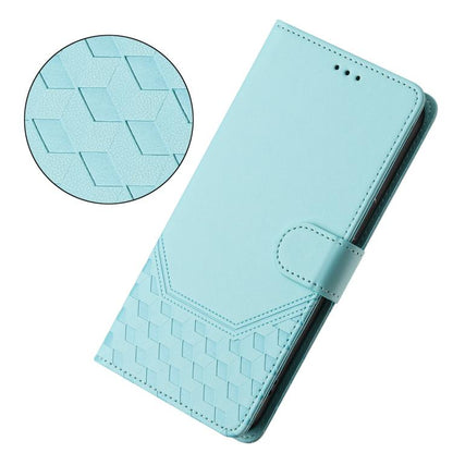 Honeycomb Embossing RFID Leather Phone Case, For Samsung Galaxy S26 5G, For Samsung Galaxy S25 Edge 5G, For Samsung Galaxy S25 5G, For Samsung Galaxy S25+ 5G