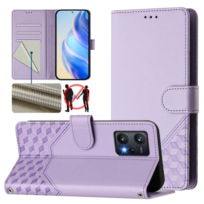 Honeycomb Embossing RFID Leather Phone Case, For Realme 9 Pro+ 5G / 9 4G Global, For Realme GT Neo 3, For Realme 9 Pro 5G Global, For Realme C21Y