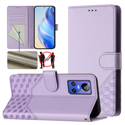 Honeycomb Embossing RFID Leather Phone Case, For Realme 9 Pro+ 5G / 9 4G Global, For Realme GT Neo 3, For Realme 9 Pro 5G Global, For Realme C21Y