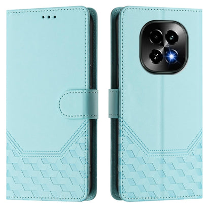 Honeycomb Embossing RFID Leather Phone Case, For Realme C63 5G Global, For Realme Note 60 4G Global / C61 India, For Realme 13+ 5G Global, For Realme 13 Pro 5G / 13 Pro+ 5G