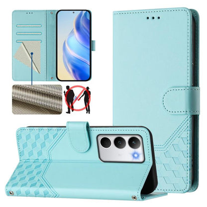 Honeycomb Embossing RFID Leather Phone Case, For Realme P4 5G, For Realme 15T 5G Global, For Realme 15 / 15 Pro 5G Global, For Realme C71 4G Global