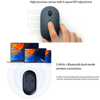 Original Xiaomi XMBXSB01YM Bluetooth Dual Mode Silent Portable Mouse 3, XMBXSB01YM