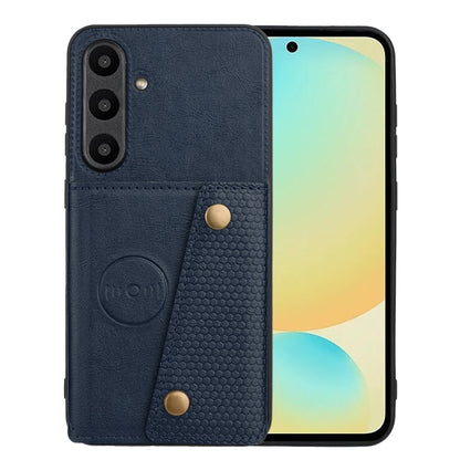 Double Buckle Card Slots Magnetic Phone Case, For Samsung Galaxy S25 Ultra 5G, For Samsung Galaxy S24 FE 5G