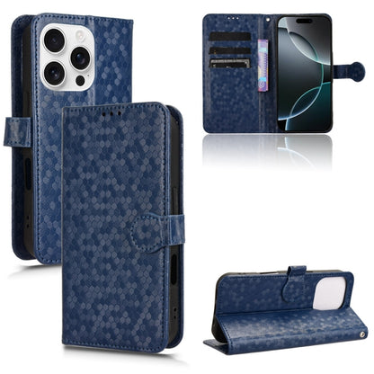 Honeycomb Dot Texture Leather Phone Case, For iPhone Air, For iPhone 16 Pro Max, For iPhone 16 Pro, For iPhone 16 Plus