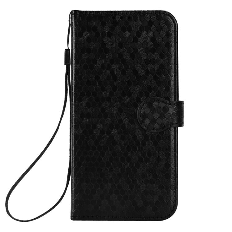 Honeycomb Dot Texture Leather Phone Case, For iPhone 16e, For iPhone 16 Pro Max, For iPhone 16 Pro, For iPhone 16 Plus