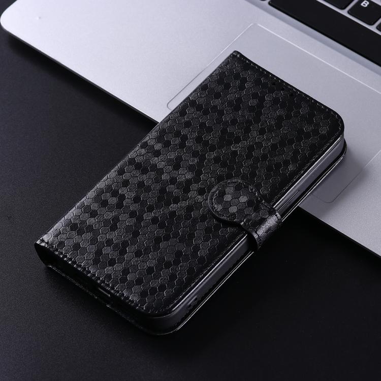 Honeycomb Dot Texture Leather Phone Case, For iPhone 16e, For iPhone 16 Pro Max, For iPhone 16 Pro, For iPhone 16 Plus