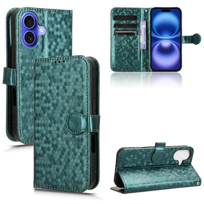 Honeycomb Dot Texture Leather Phone Case, For iPhone 17e / 16e, For iPhone 17 Pro Max, For iPhone 17 Pro, For iPhone 17