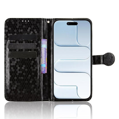 Honeycomb Dot Texture Leather Phone Case, For iPhone Air, For iPhone 16 Pro Max, For iPhone 16 Pro, For iPhone 16 Plus