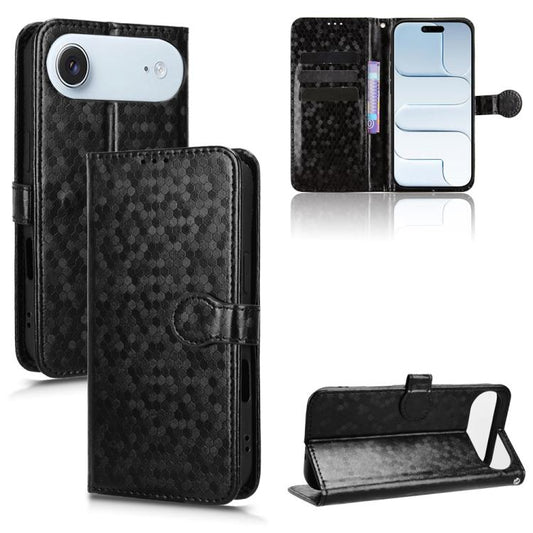 Honeycomb Dot Texture Leather Phone Case, For iPhone Air, For iPhone 16 Pro Max, For iPhone 16 Pro, For iPhone 16 Plus