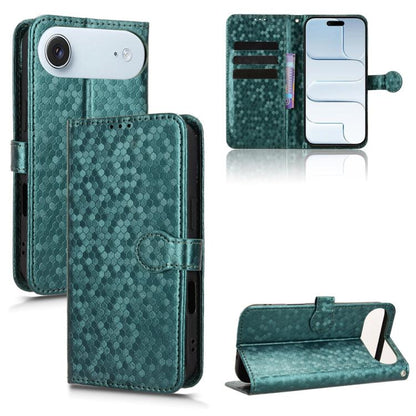 Honeycomb Dot Texture Leather Phone Case, For iPhone Air, For iPhone 16 Pro Max, For iPhone 16 Pro, For iPhone 16 Plus