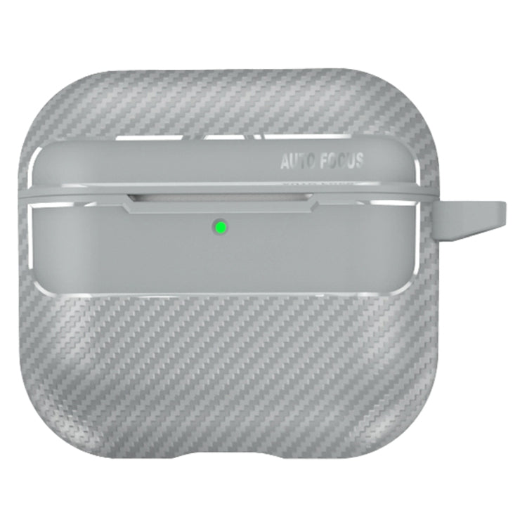 Carbon Fiber Texture Bluetooth Earphone Protective Case, For AirPods 4