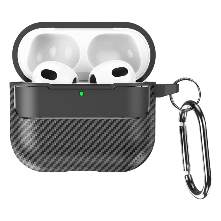 Carbon Fiber Texture Bluetooth Earphone Protective Case, For AirPods 5 / AirPods 4