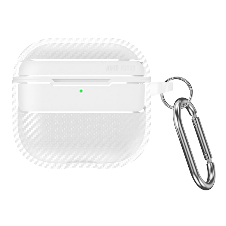 Carbon Fiber Texture Bluetooth Earphone Protective Case, For AirPods 4