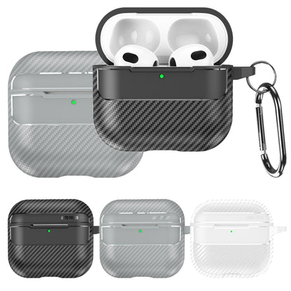 Carbon Fiber Texture Bluetooth Earphone Protective Case, For AirPods 4