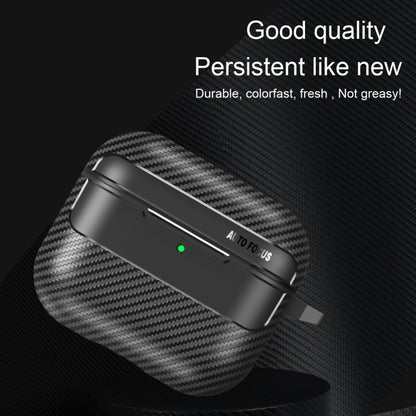 Carbon Fiber Texture Bluetooth Earphone Protective Case, For AirPods 4