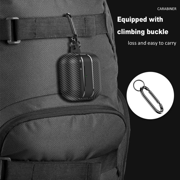 Carbon Fiber Texture Bluetooth Earphone Protective Case, For AirPods 4