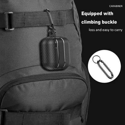 Carbon Fiber Texture Bluetooth Earphone Protective Case, For AirPods 4