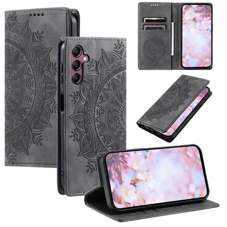 Totem Embossed Magnetic Leather Phone Case, For Samsung Galaxy S26+ 5G, For Samsung Galaxy S26 Ultra 5G, For Samsung Galaxy S26 5G, For Samsung Galaxy S25 FE 5G