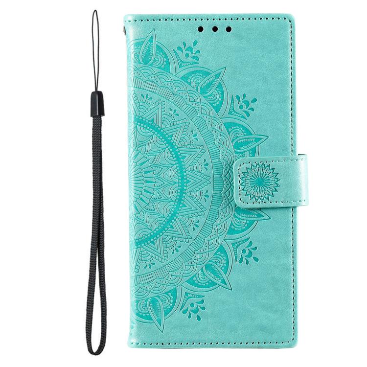 Totem Flower Embossed Leather Phone Case with Lanyard, For Samsung Galaxy S26+ 5G, For Samsung Galaxy S26 Ultra 5G, For Samsung Galaxy S26 5G