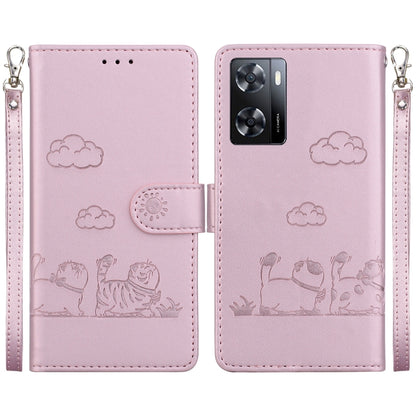 Cute Cats RFID Leather Phone Case, For OnePlus Nord CE 3 Lite, For OnePlus Nord 3, For OnePlus Nord N20 SE 4G, For OnePlus Nord 2T