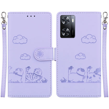 Cute Cats RFID Leather Phone Case, For OnePlus Nord CE 3 Lite, For OnePlus Nord 3, For OnePlus Nord N20 SE 4G, For OnePlus Nord 2T