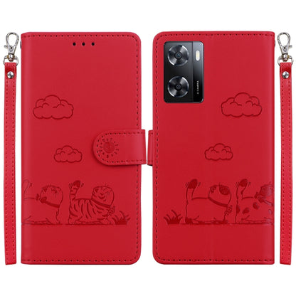 Cute Cats RFID Leather Phone Case, For OnePlus Nord CE 3 Lite, For OnePlus Nord 3, For OnePlus Nord N20 SE 4G, For OnePlus Nord 2T