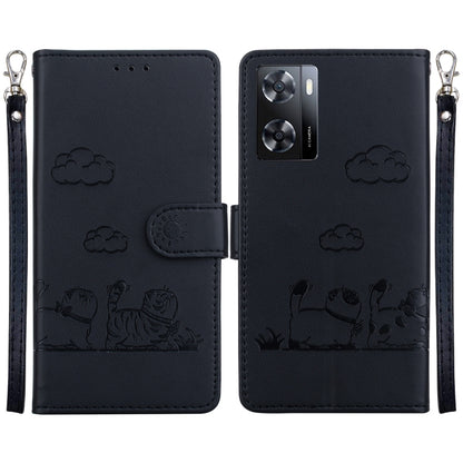 Cute Cats RFID Leather Phone Case, For OnePlus Nord CE 3 Lite, For OnePlus Nord 3, For OnePlus Nord N20 SE 4G, For OnePlus Nord 2T