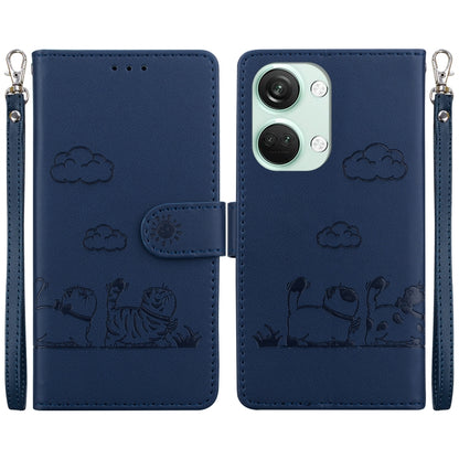 Cute Cats RFID Leather Phone Case, For OnePlus Nord CE 3 Lite, For OnePlus Nord 3, For OnePlus Nord N20 SE 4G, For OnePlus Nord 2T