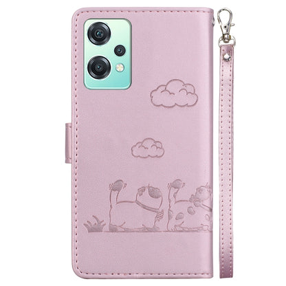 Cute Cats RFID Leather Phone Case, For OnePlus Nord CE 2 Lite 5G