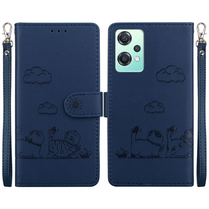 Cute Cats RFID Leather Phone Case, For OnePlus Nord CE 2 Lite 5G