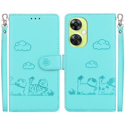 Cute Cats RFID Leather Phone Case, For OnePlus Nord CE 3 Lite, For OnePlus Nord 3, For OnePlus Nord N20 SE 4G, For OnePlus Nord 2T