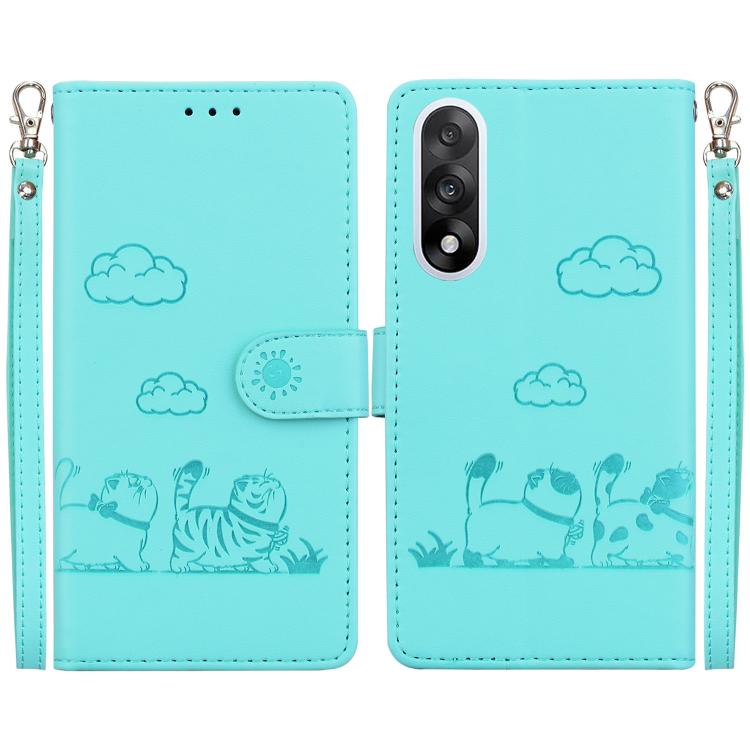 Cute Cats RFID Leather Phone Case, For OnePlus Nord 6 5G / Turbo 6 / Turbo 6V, For OnePlus 15R / Ace 6 / Ace 6T, For OnePlus Ace 5 Ultra / Nord 5 5G, For OnePlus Ace 5 Racing / Nord CE5